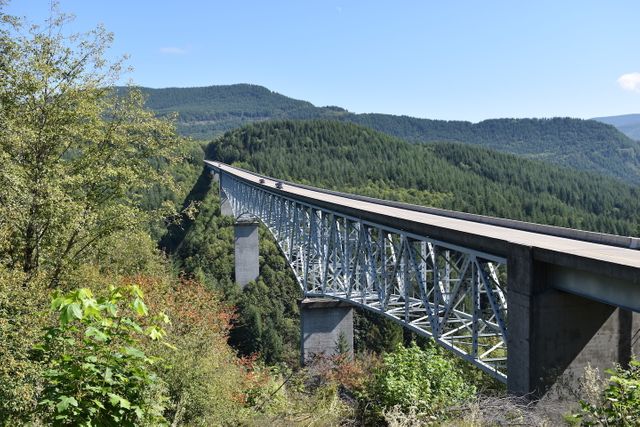 Die längste Brücke im NP: 700m lang und 130m hoch
